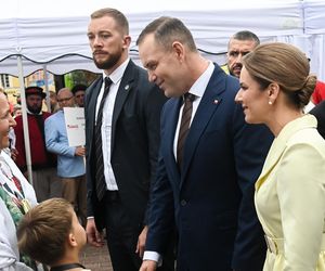 Marta Nawrocka na Dożynkach Prezydenkich