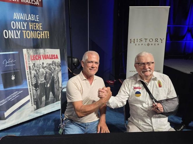 Lech Wałęsa w USA