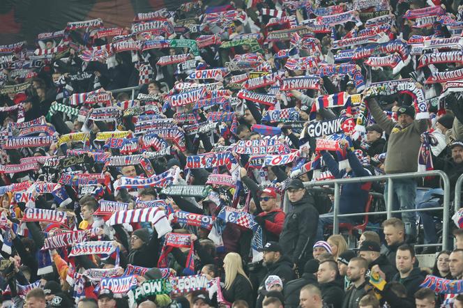 ZDJĘCIA kibiców na meczu Górnik Zabrze-Lech Poznań