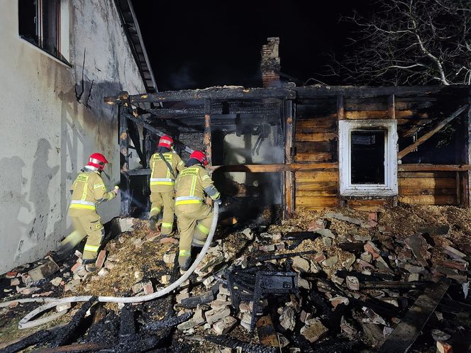 Tragiczny pożar w gminie Siennica. Jest ofiara śmiertelna