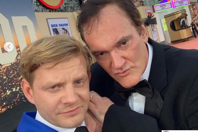 Rafał Zawierucha i Quentin Tarantino