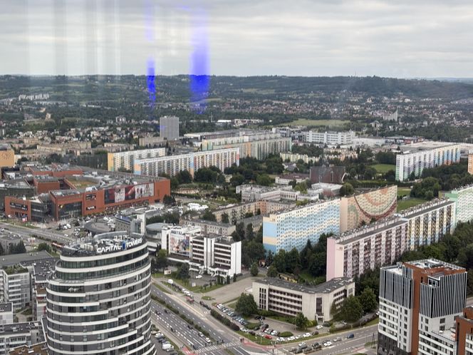 Byliśmy 40, piętrze najwyższego budynku mieszkalnego w Polsce. Widok jest niesamowity