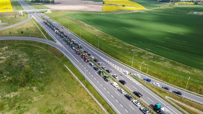 Protest rolników S3 Pyrzyce