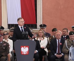 Uroczystości z okazji święta Konstytucji 3 Maja na Placu Zamkowym w Warszawie