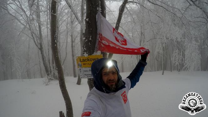 Krakowianin w rekordowym czasie zdobył zimą Koronę Gór Polski [ZDJĘCIA, AUDIO]