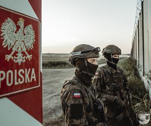 Ćwiczenia terytorialsów przy granicy z Białorusią