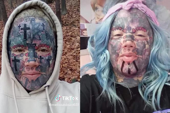 Ma na ciele 800 tatuaży, nie wpuścili jej do szkoły na jasełka syna