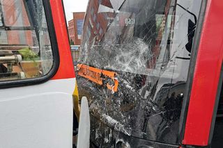 Zderzenie dwóch tramwajów w centrum Łodzi. 14 osób poszkodowanych