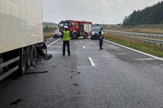 Wypadek na S7 pod Nidzicą. Trzy osoby nie żyją