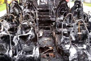 Pożar autobusu PKS Częstochowa