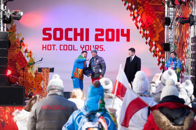 Soczi 2014, Polacy, Apoloniusz Tajner ceremonia powitania
