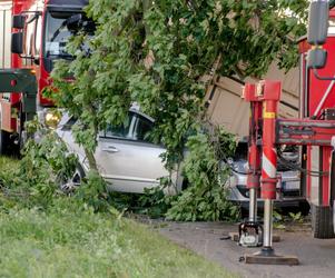 Tragiczny wypadek w Lubuskiem. Kobieta zginęła przygnieciona kontenerem wojsk USA