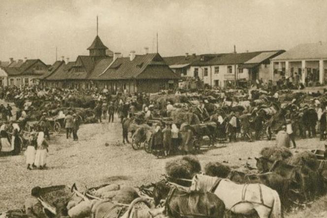 Rynek w Pińsku, przed 1939, Polona