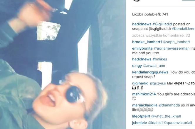 Kendall Jenner i Gigi Hadid - carpool karaoke