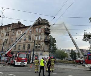 Wielki pożar na Pradze-Północ. Kłęby czarnego dymu nad Warszawą