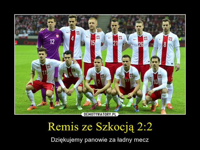 MEMY po meczu Polska - Szkocja