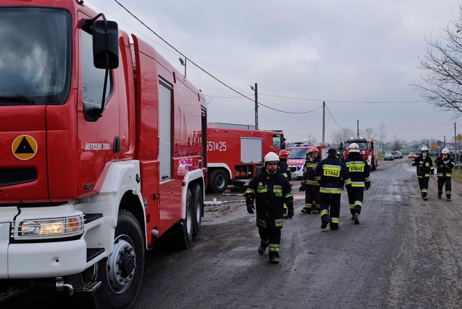 Pożar wysypiska śmieci w Żorach