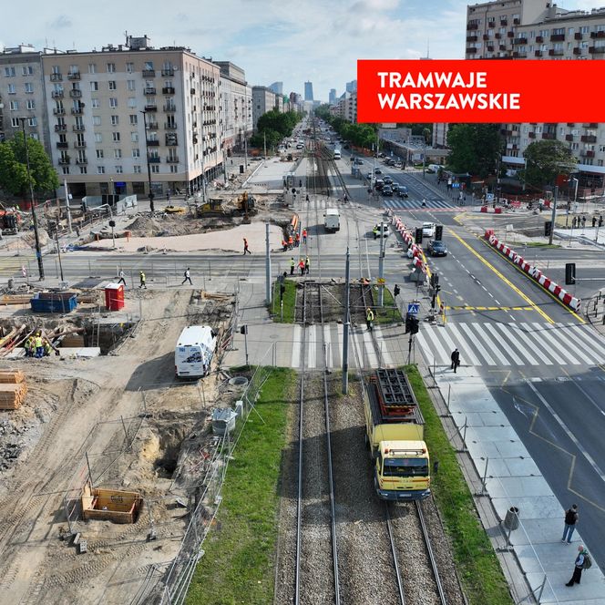 Wielka ofensywa Tramwajów Warszawskich. Tramwajarze remontują i budują jak szaleni
