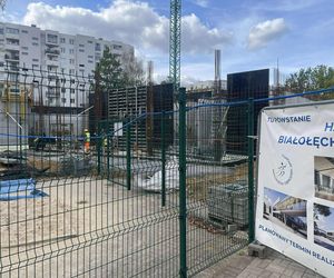 Nowa hala sportowa powstaje na Białołęce (wrzesień 2025)