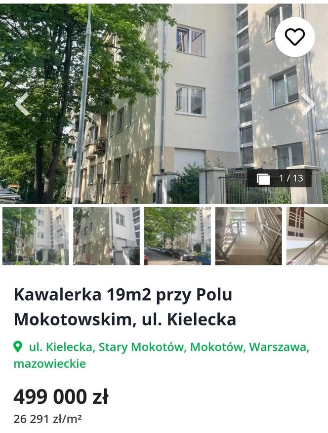 Kawalerka na Mokotowie jak z koszmaru. Cena? Lepiej usiądźcie!