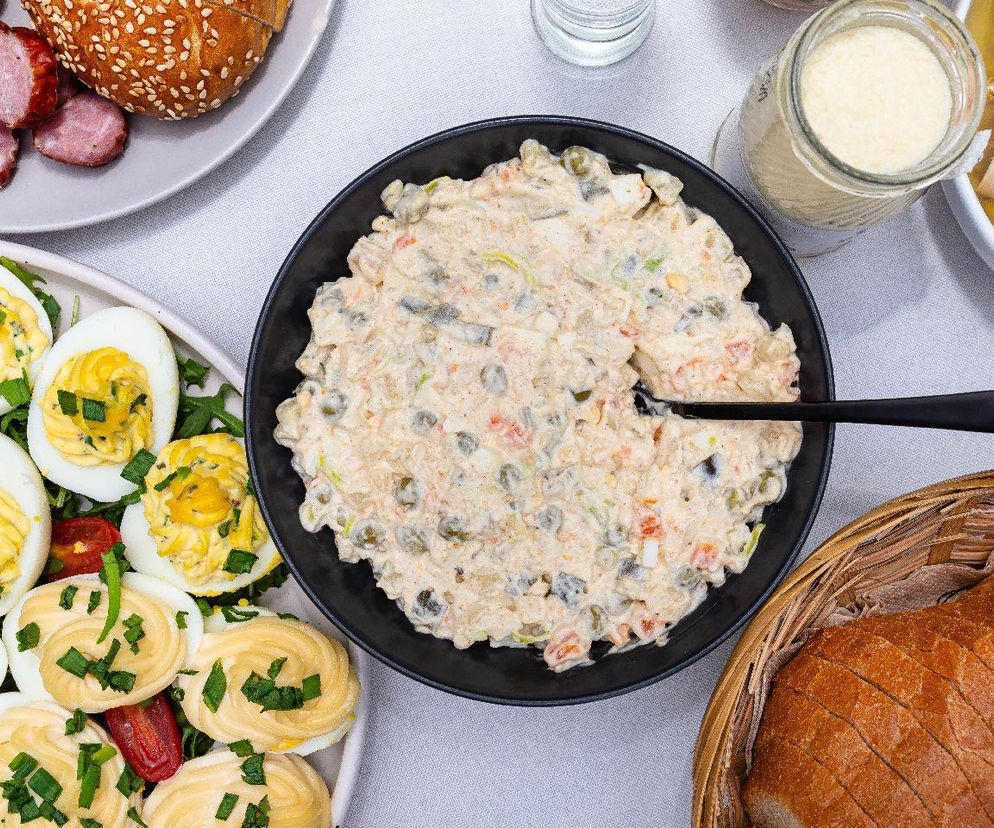 sałatka jarzynowa bez wody