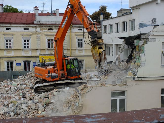 Lublin. Wyburzanie szpitala przy ul. Staszica. Potężna zmiana w centrum