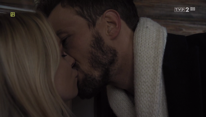 M jak miłość odcinek 1441, Joasia (Barbara Kurdej-Szatan), Leszek (Sławomir Uniatowski)