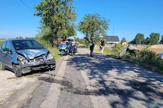 Tragiczny wypadek w Łysininie. Nie żyje 75-letnia kobieta kierująca Mercedesem