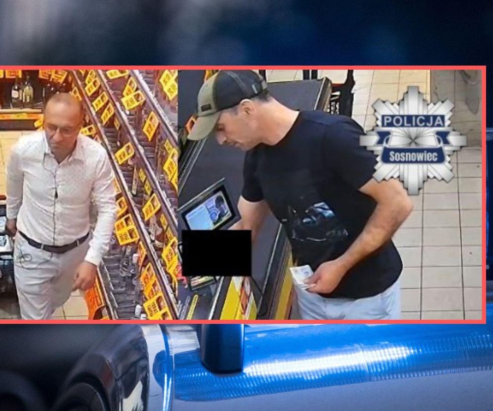Zuchwała kradzież w Sosnowcu. Policja szuka tych mężczyzn 