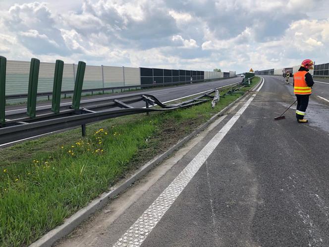 Wypadek na A4. Kierowcy jechali pod prąd "korytarzem życia"!