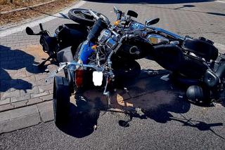 Czołowe zderzenie dwóch motocyklistów. Groźny wypadek w Kargowej