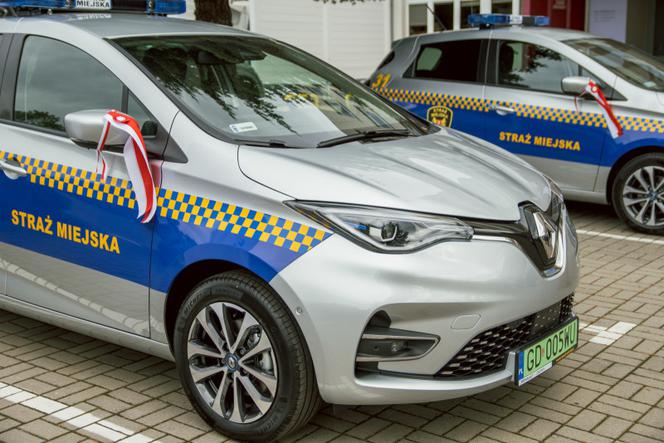 Elektryczne radiowozy Renault ZOE dla strażników miejskich w Gdańsku