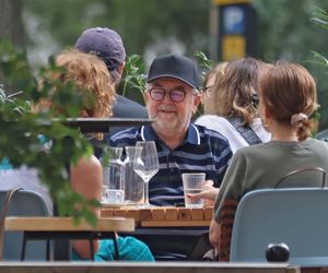 Edward Miszczak i Anna Cieślak na bazarku