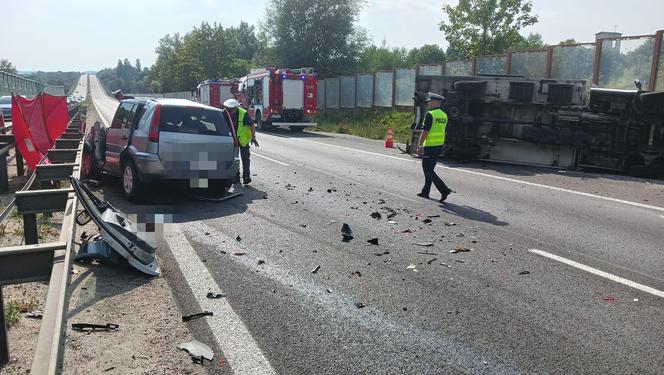 Straszny wypadek na Obwodnicy Trójmiasta. Dwaj mężczyźni zginęli przed wjazdem na A1