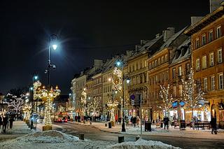 Warszawska iluminacja świąteczna. Magiczny spacer Traktem Królewskim