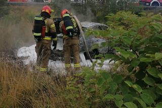 Kierowca spłonął w samochodzie. Tragiczny wypadek na DK 81