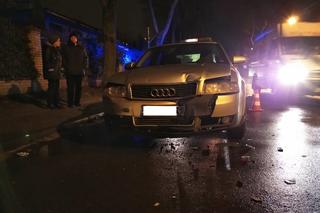 Blisko 4 promile alkoholu w organizmie miał sprawca wypadku na ul. Franciszkańskiej w Łodzi