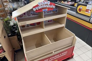 Puste półki po Gangu Biedroniaków