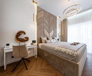 Apartament w stylu glamour inspirowany afrykańską przyrodą