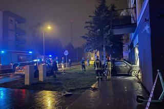 Piękna Sandra wjechała samochodem w salon urody