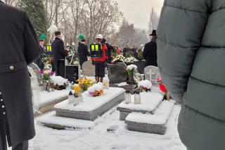 Pogrzeb górnika z kopalni Bielszowice