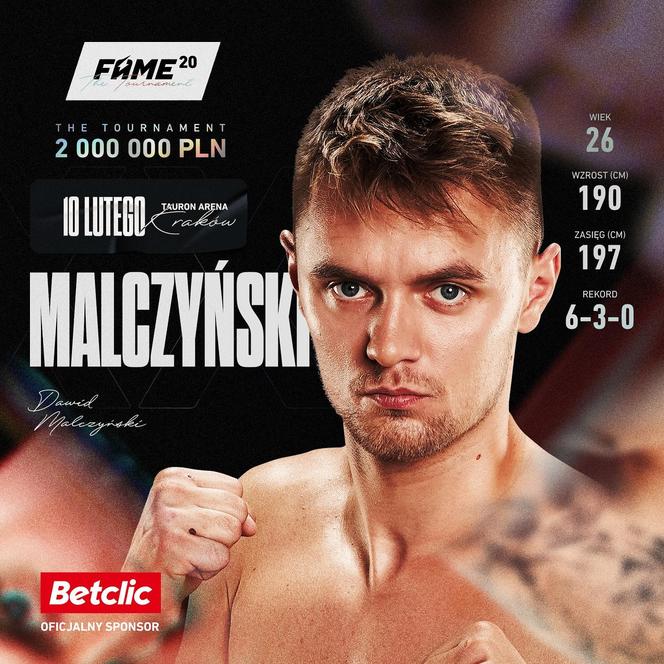Karta walk Fame MMA 20 - Dawid Malczyński
