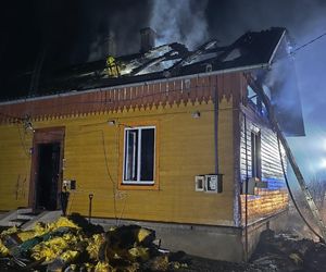 Pożar domu w Brzozowie. Nie żyją dwie osoby