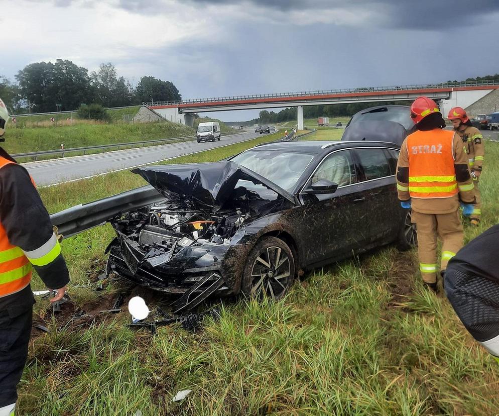 Wypadek na A4 pod Tarnowem