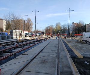 Budowa tramwaju do Dworca Zachodniego w listopadzie 2025 r.