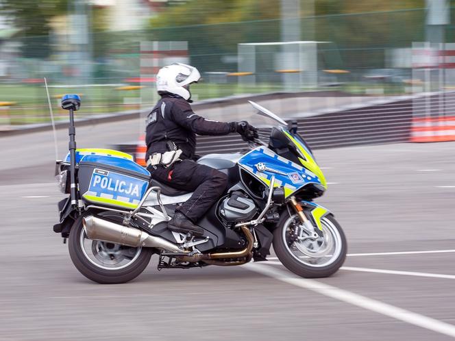 Policja motocykl