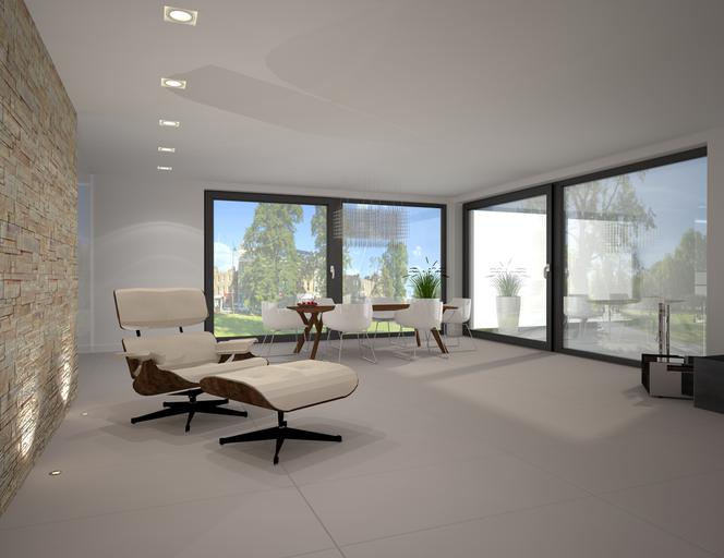 Projekt wnętrza domu w stylu Bauhaus zdjecie 9
