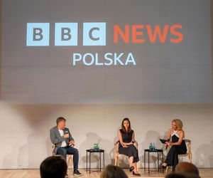 Kasia Madera na prezentacji BBC News Polska