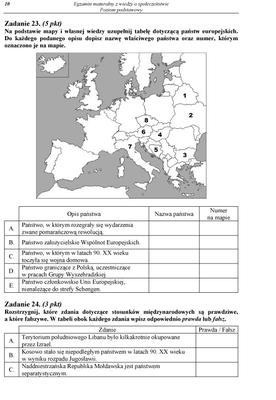 MATURA 2012, WOS poziom PODSTAWOWY - ARKUSZE, PYTANIA, ZADANIA, ODPOWIEDZI