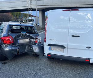 Wypadki z furgonetkami przy lotnisku i na S8